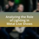 Analyzing the Role of Lighting in Metal Live Shows