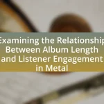 Examining the Relationship Between Album Length and Listener Engagement in Metal