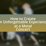 How to Create an Unforgettable Experience at a Metal Concert