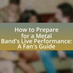How to Prepare for a Metal Band’s Live Performance: A Fan’s Guide