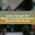 Iconic Venues for Metal Live Performances Around the World