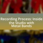 Recording Process: Inside the Studio with Metal Bands