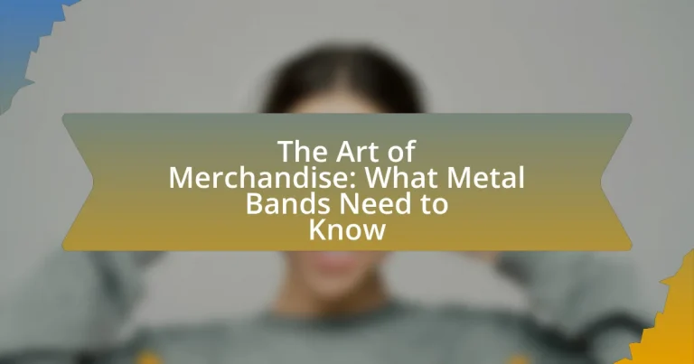 The Art of Merchandise: What Metal Bands Need to Know