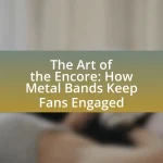 The Art of the Encore: How Metal Bands Keep Fans Engaged
