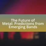 The Future of Metal: Predictions from Emerging Bands