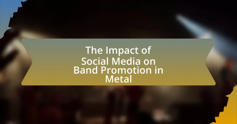 The Impact of Social Media on Band Promotion in Metal