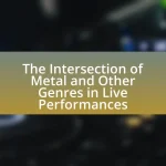 The Intersection of Metal and Other Genres in Live Performances