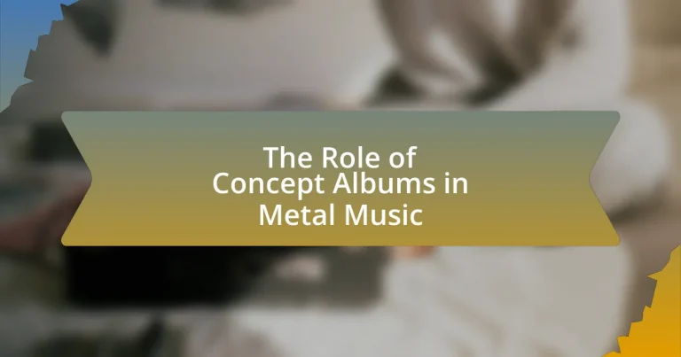The Role of Concept Albums in Metal Music